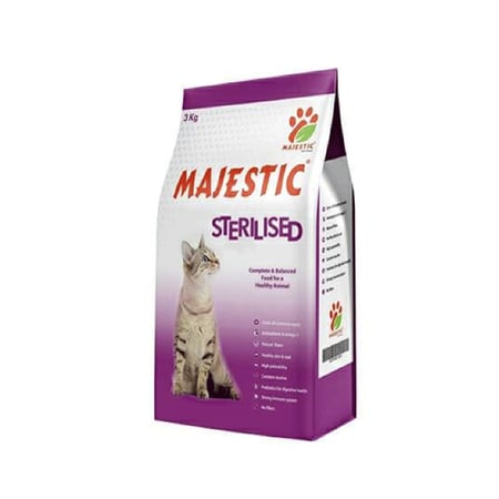 ماجيستك طعام للقطط المعقمة  وجبة متكاملة وصحية | 1.2 كجم