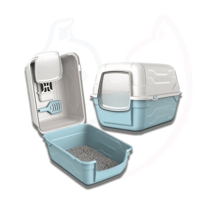 صندوق فضلات القطط جيوربلاست روتوتواليت مقاس 40 ×40×52