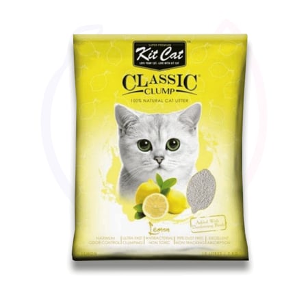 كت كات رمل كلاسيك ليمون 30 لتر (20 كغ)