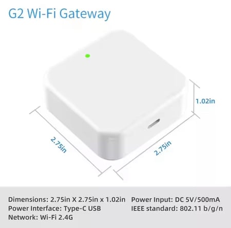 جهاز Wi-Fi Gateway G2 للتحكم عن بُعد في الأقفال الذكية