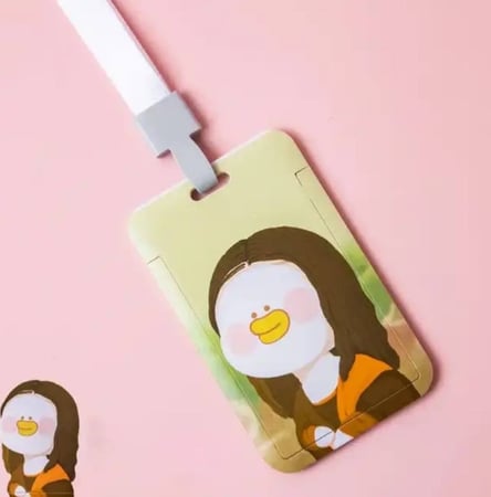 حامل بطاقة بطباعة زيتيه مع شارة سحب luxury card holder with oil painting