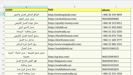 استخراج البيانات