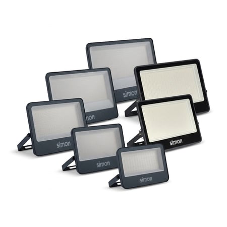 وحدة إضاءة كشاف LED متغيّرة الألوان Simon – IP66 – زاوية 110°