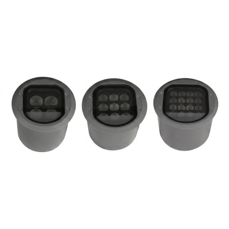 وحدة إضاءة أرضية LED خارجية – IP67 – زاوية 15° – إنارة حدائق وممرات