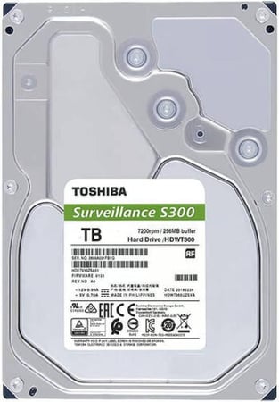 هارد ديسك توشيبا S300 10TB لتسجيل كاميرات المراقبة بدقة عالية