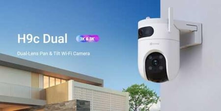 كاميرا ,واي فاي خارجي عدستين متحركة دقة 5 ميقا - EZVIZ