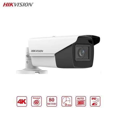 كاميرا مراقبة خارجية 8 ميجابكسل – رؤية ليلية حتى 80 متر بدقة 4K