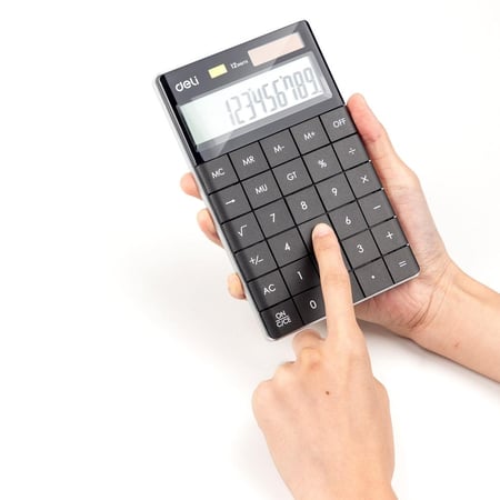 اله حاسبه مكتبي شاشه Deli-E1589P Desktop Calculator  12