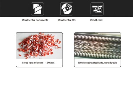 كومكسS6610 - فرامة ورق كهربائية 10 أوراق - 35 لتر