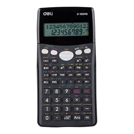 آله حاسبه علميه Deli-ED-100MS Scientific Calculator300