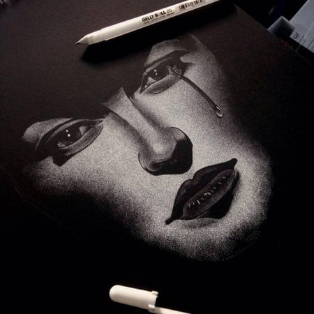 كراسة رسم أسود 150 جم XL , كانسون