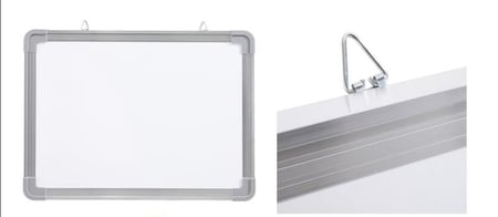 سبورة بيضاء وجهين ومغناطيسية مقاس 180x90