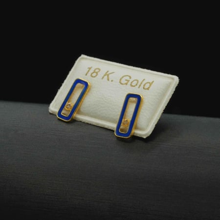 حلق ذهب طبي عيار 18