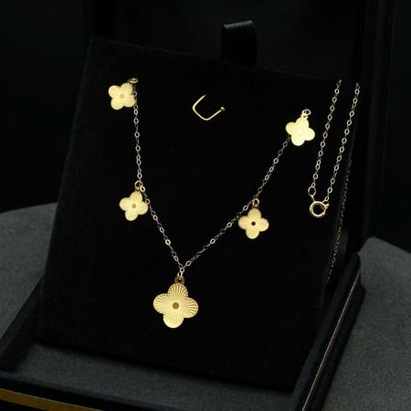 عقد+ سوارة ذهب (NB4715)