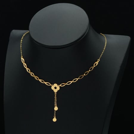 عقد ذهب عيار 21 (N5544)