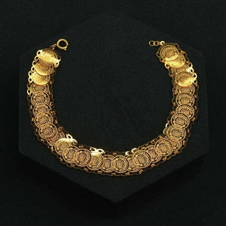 سوارة ذهب عيار 21 (B4271)