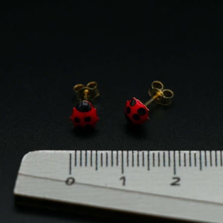 حلق ذهب اطفال (K1817) WF