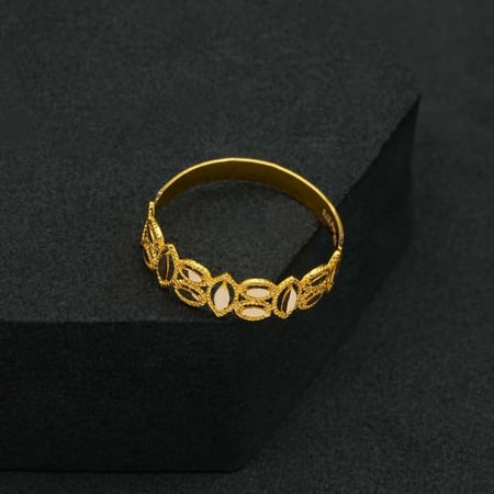 خاتم ذهب ناعم