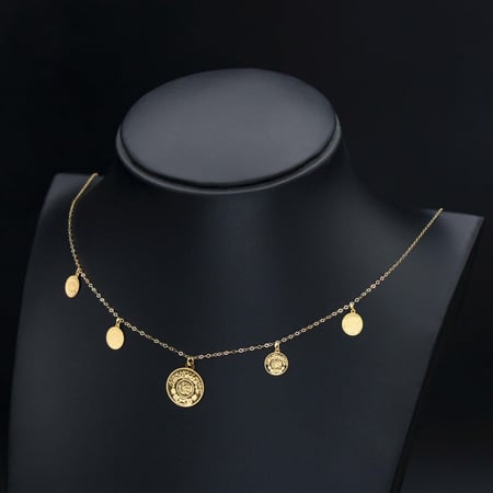 عقد ذهب جنيه سعودي (N3108)