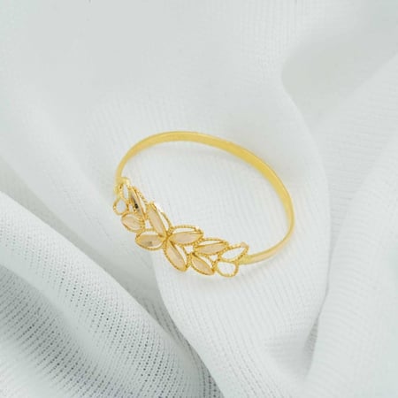 خاتم ذهب نسائي عيار 21 (R6096) WF