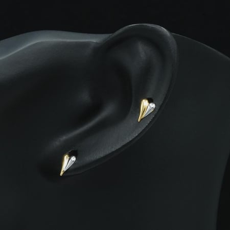 حلق ذهب طبي (E7468)