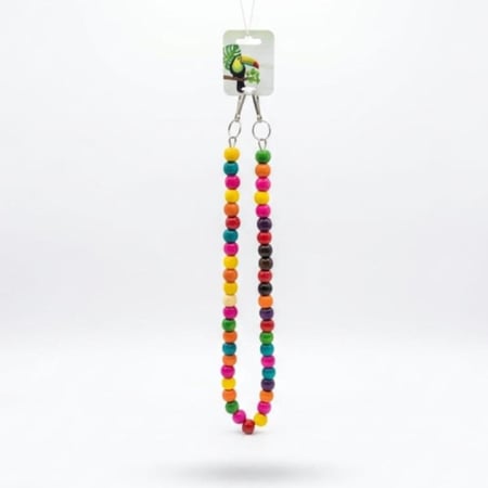 لعبة طيور - أرجوحة الخرز الخشبي الملون