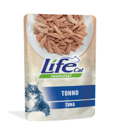 لايف كات طعام رطب بنكهة التونة للقطط البالغة