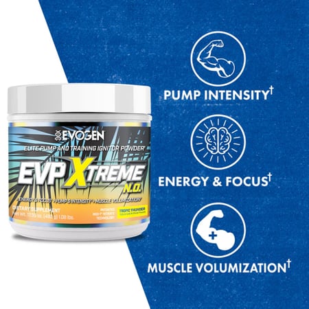 ايفوجين EVP Xtreme N.O. | بري ورك آوت بـ كافيين | لضخامة عضلية وطاقة قصوى
