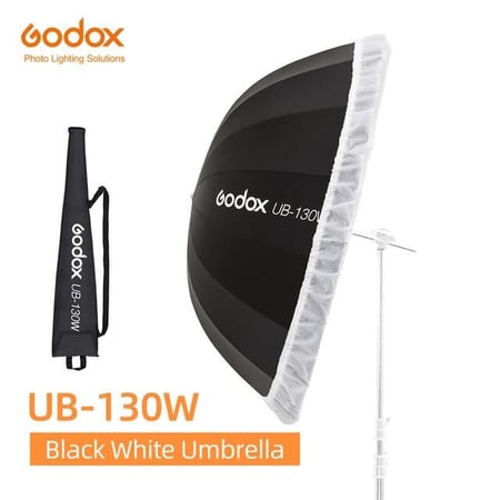 Godox Parabolic Umbrella white 130 CM With Diffuser