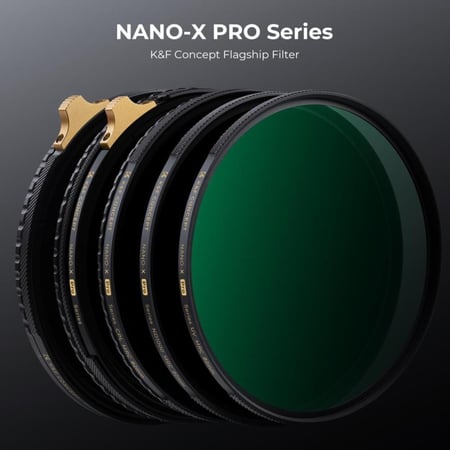 K&F 52mm Circular Polarizer Filter, Super Slim CPL Filter with 36 Multi-Layer Coatings, High Definition Nano-Xcel Pro Series