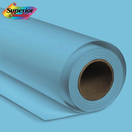 Superior Seamless Photography Background Paper, #59 Lite Blue (1.35m x 11m)
