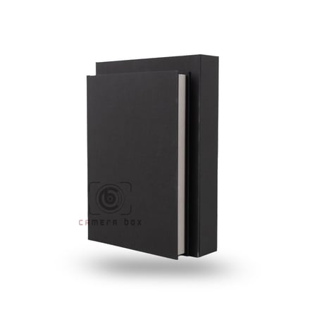 ألبوم بدون حشو قماش أسود A4