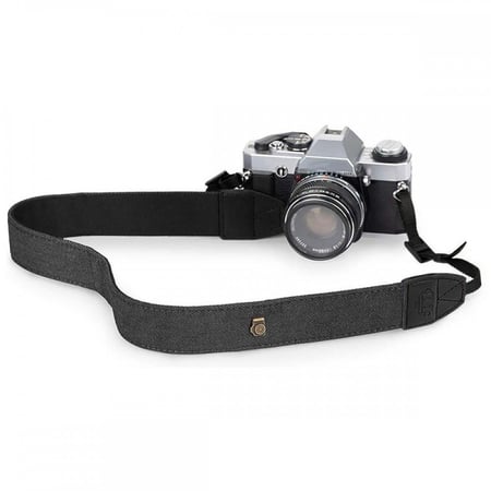 K&F Concept Retro Camera Shoulder Straps, Adjustable Neck Strap Suitable for All Slr Cameras, Classic Black Woven