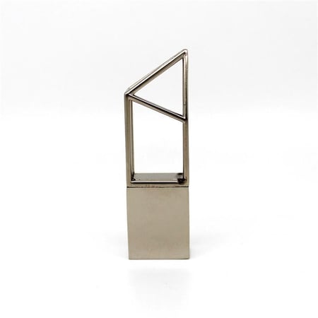 فلاش USB هندسي 16G فضي