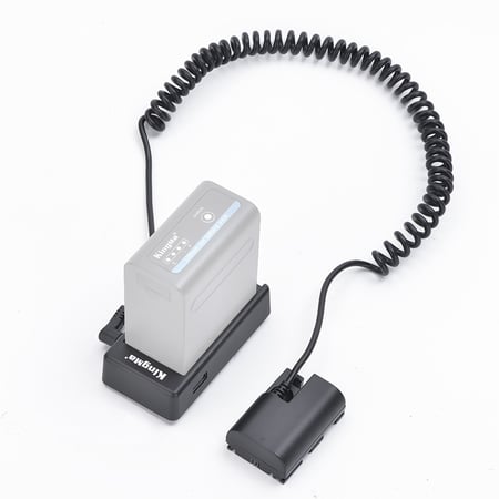 KingMa LP-E6 Dummy Battery DC Coupler with Adapter Plate kit