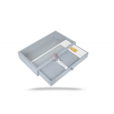 ألبوم اكريليك فضي بدون حشو A5+USB