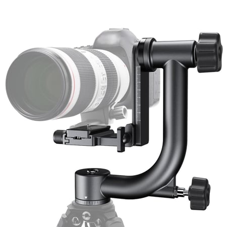 K&F CONCEPT BIRD-SHOOTING & SPORT WATCHING TRIPOD GIMBAL HEAD (MAX LOAD 20KG)