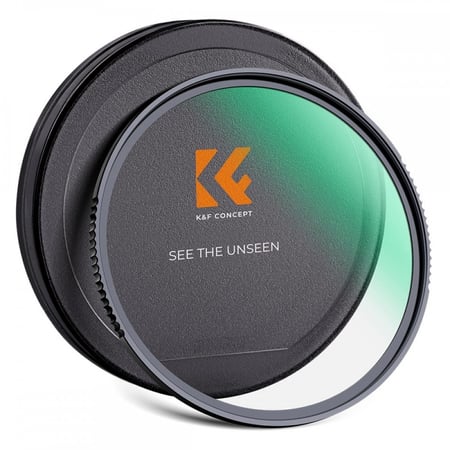 K&F Concept 62mm UV Lens Filter HD MCUV Ultraviolet 28 Multi-Coated Filters (Nano-x series Toughened Glass)