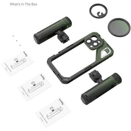 SmallRig x Brandon Li Special Mobile Video Cage Kit with Dual Handles and Basic Accessories for iPhone 15 Pro Max