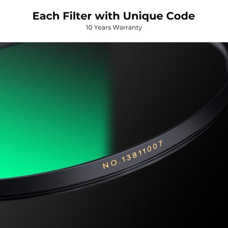K&F 52mm Circular Polarizer Filter, Super Slim CPL Filter with 36 Multi-Layer Coatings, High Definition Nano-Xcel Pro Series