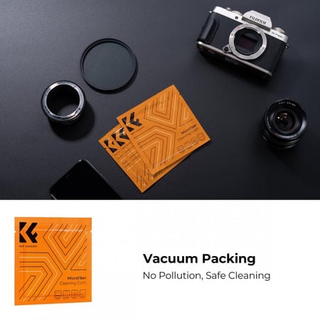 K&F Concept 67mm Lens Cap + 2pcs Vacuum Cleaning Cloth + Digital Camera Anti-lost String (4 in 1 Set)