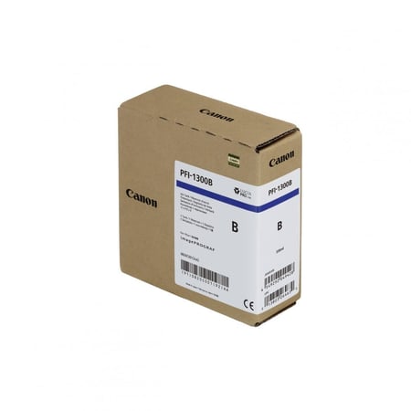 Canon PFI-1300 Blue Pigment Ink Tank (330mL)   PRO-2000 / PRO-2100 / PRO-4000 / PRO-4000S/ PRO-4100 / PRO-4100S / PRO-6000 / PRO-6000S / PRO-6100  / PRO-6100S
