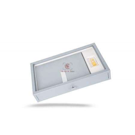 ألبوم اكريليك فضي بدون حشو A5+USB