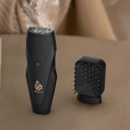 مبخرة الشعر الإلكترونية 2 × 1 مزودة بمنفذ شحن USB لإعادة الشحن