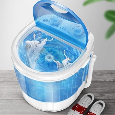 غسالة 4.8 كجم عالية الكفاءة للملابس والأحذية مع تجفيف بالأشعة فوق البنفسجية DX2041