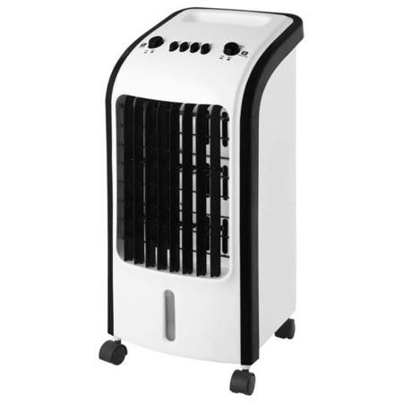 مكيف هواء متنقل بقوة 80 وسعة 4 لتر مع 3 سرعات مختلفة لتبريد وترطيب الهواء