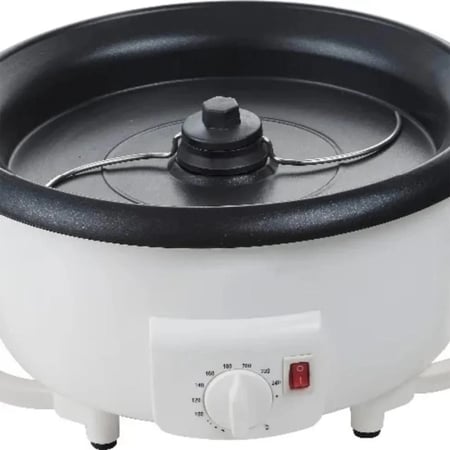 آلة تحميص القهوة وصنع الفشار DENX DX3422 بسعة 2 لتر وطاقة 800 واط