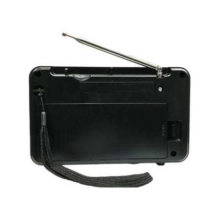 راديو KTF - 2019 مع بطارية قابلة لإعادة الشحن و مصباح إضاءة ، يدعم USB/TF AM/FM/SW.