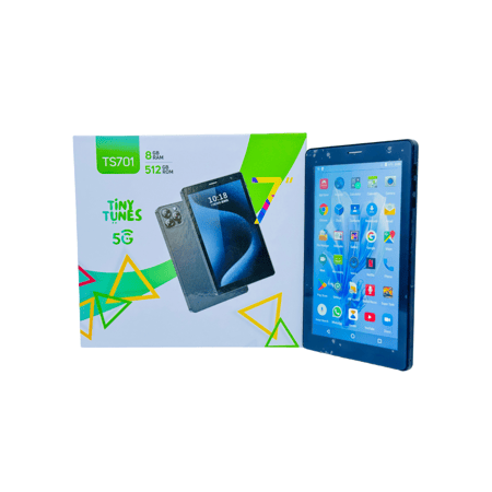 TinyTune TS701 - تابلت 7 بوصة بتصميم مميز وجراب سيليكون متين