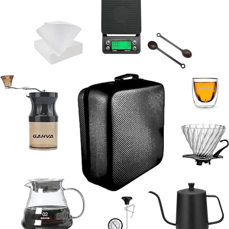 حقيبة أدوات القهوة V60 المكونة من 10 قطع